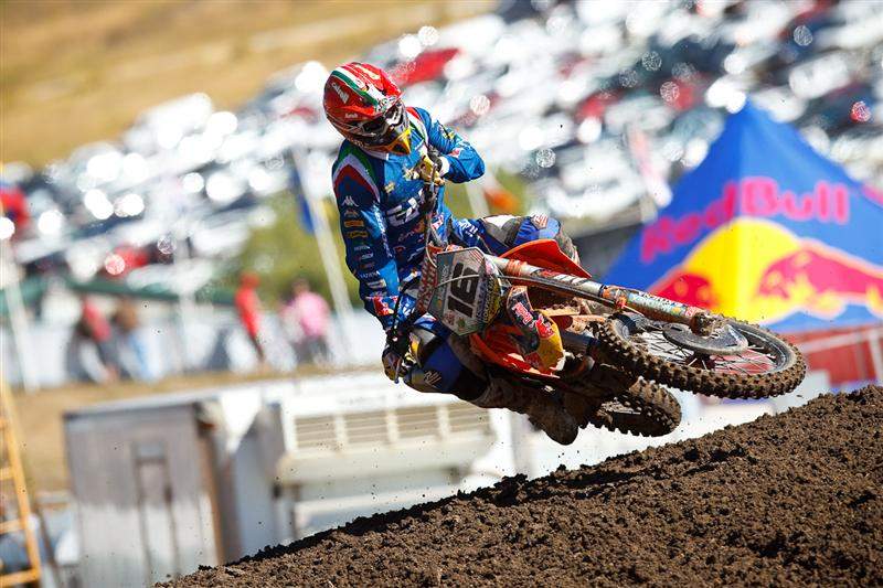 Antonio Cairoli was second-fastest in MX1 qualifying.