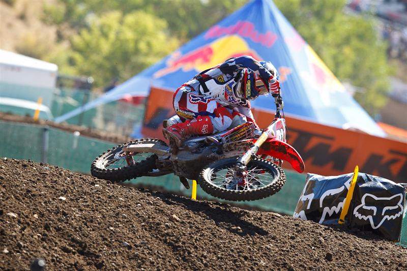 Trey Canard was fastest in MX2 qualifying.