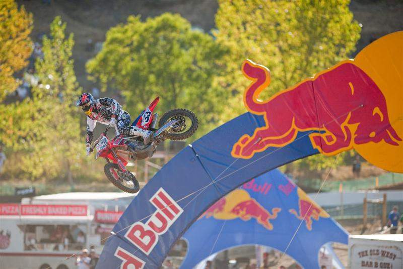 Ben Townley ran second the whole way.