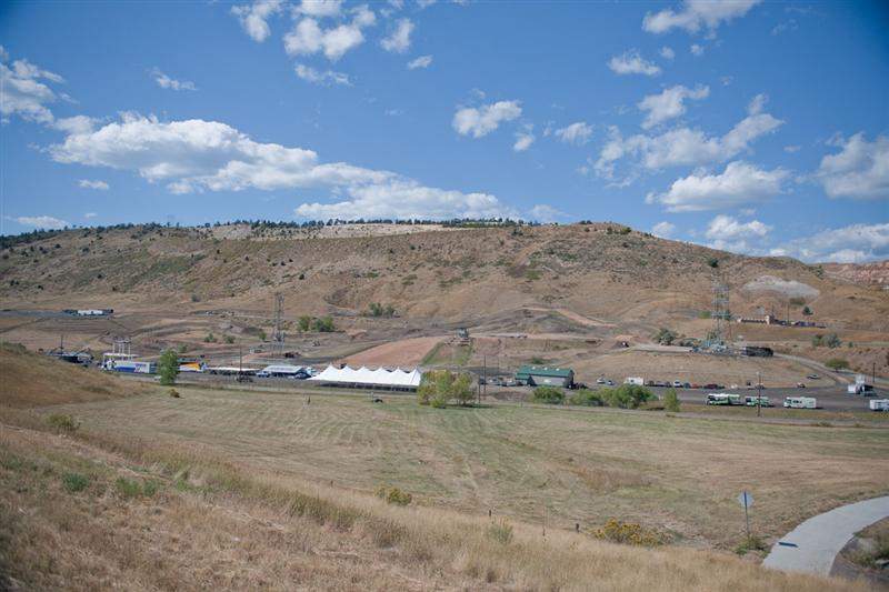 Here’s a track overview from the freeway.