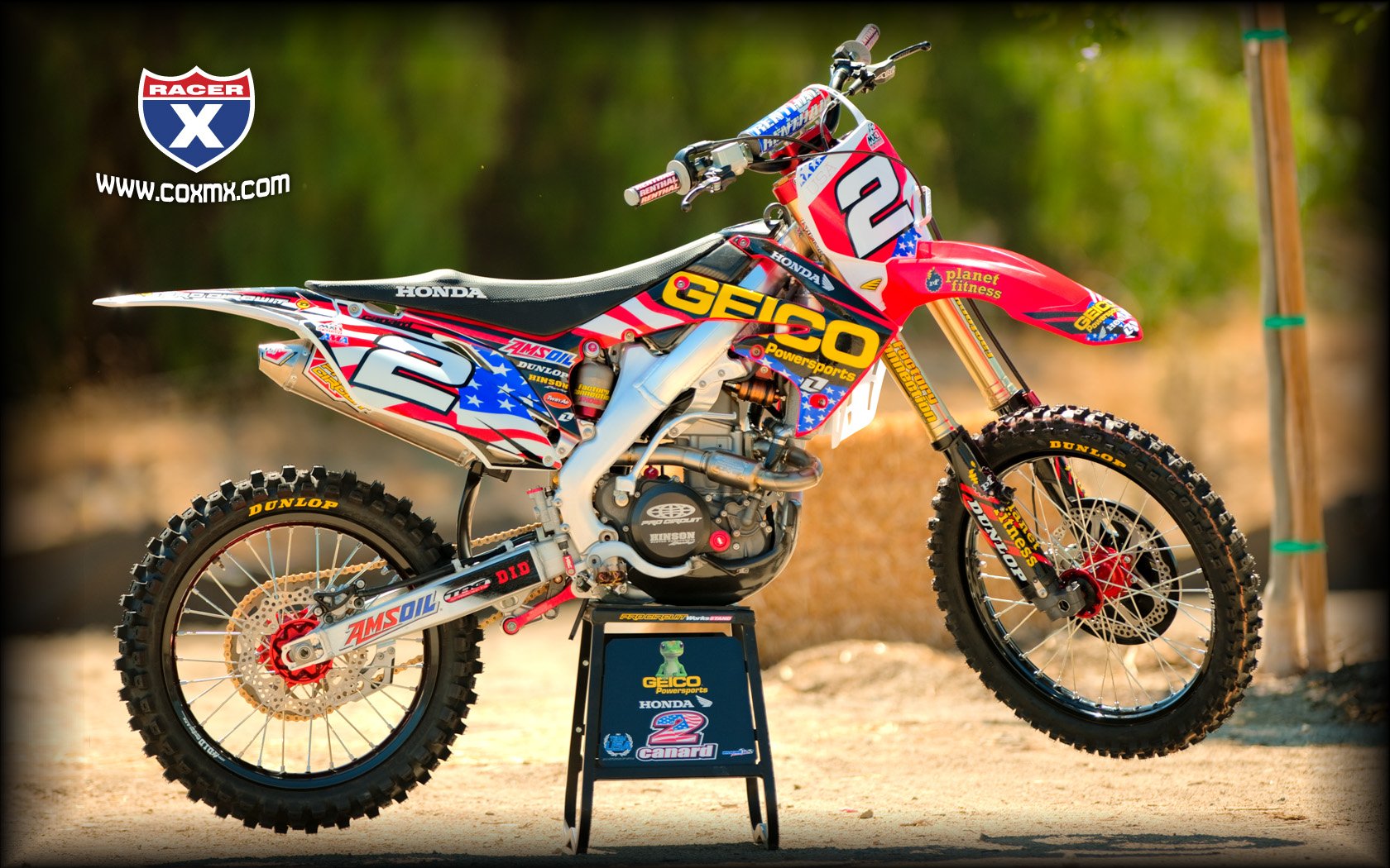 Trey Canard's Team USA MX2 machine