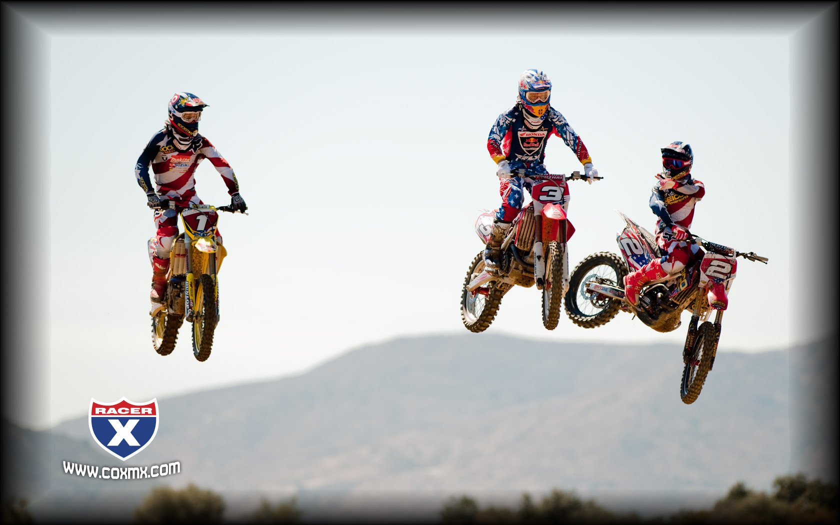 Team USA in formation flight