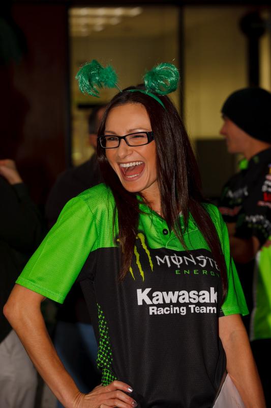 PR wiz Agata Formato was excited to see the team!