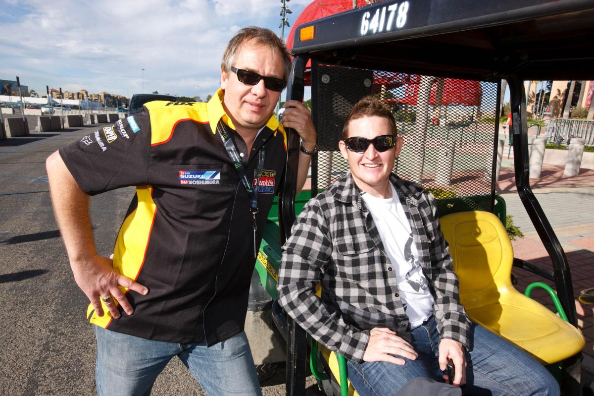 Jake Klingensmith and Ricky Carmichael