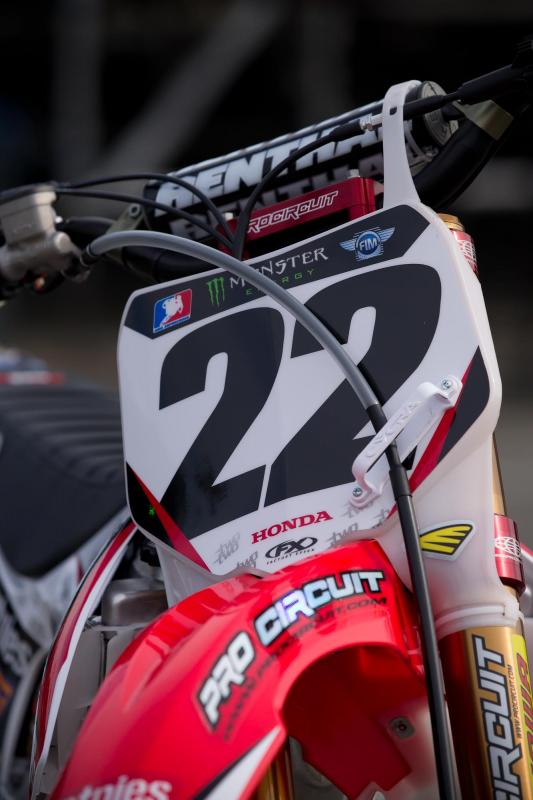 Chad Reed's TwoTwo Motorsports Honda