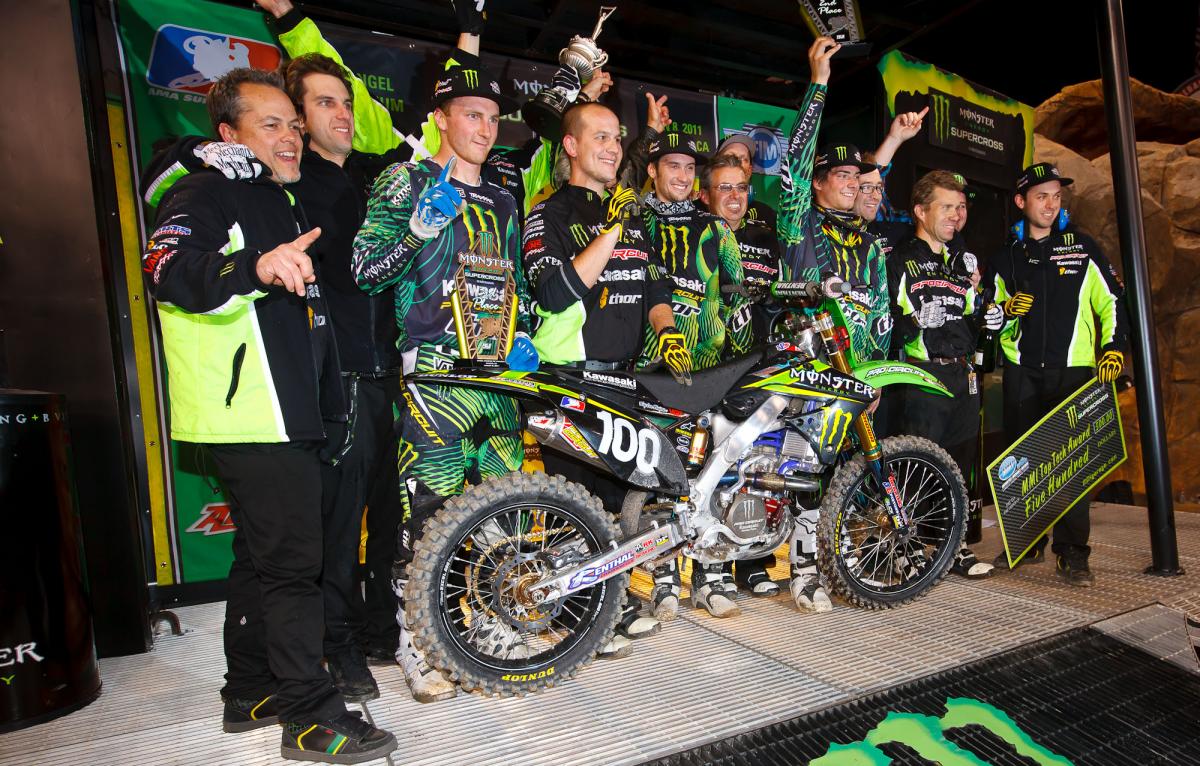 Hansen/Pro Circuit Podium