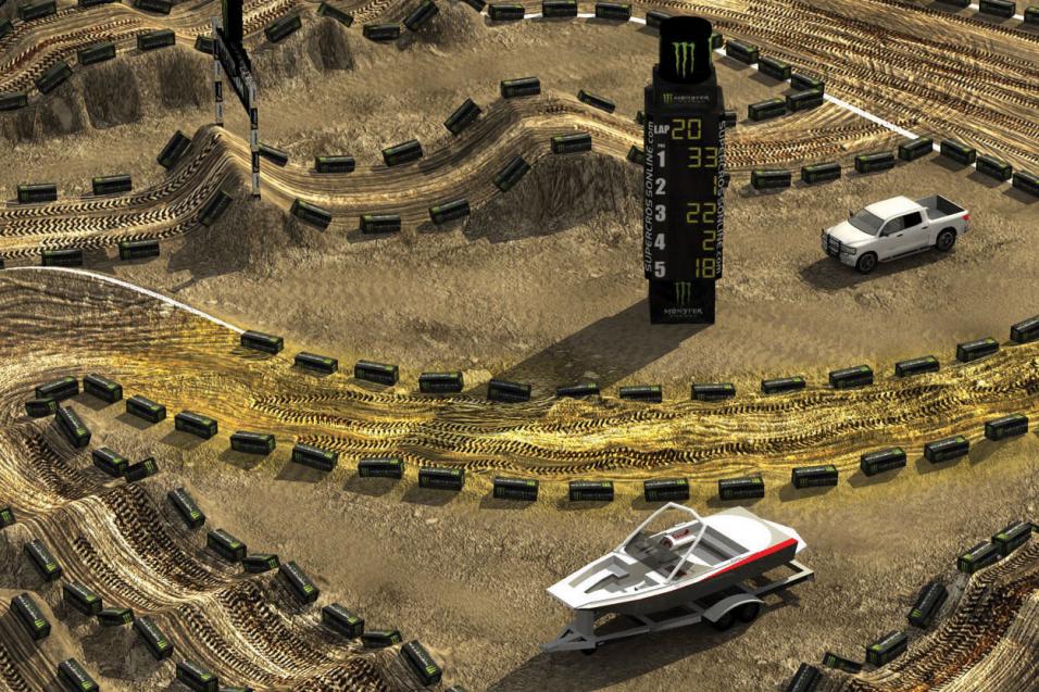 Animated Lap Around Phoenix - Racer X