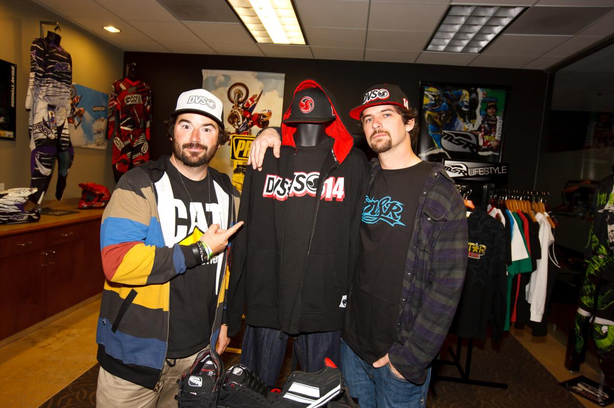 Dano and KDub show the new DVS/MSR/KW14 gear