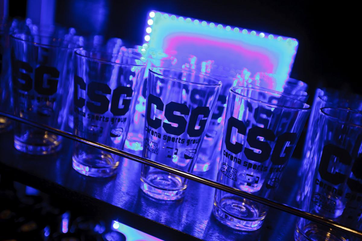 CSG's custom glassware