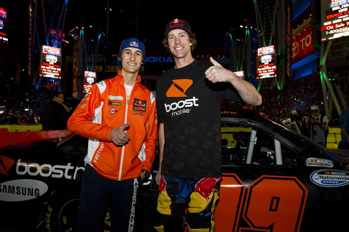 Marvin Musquin and Travis Pastrana