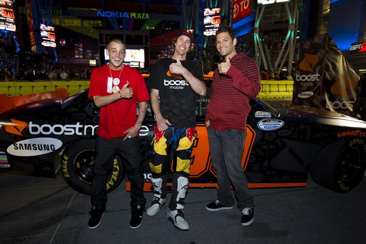 Skate, NASCAR, Motocross.