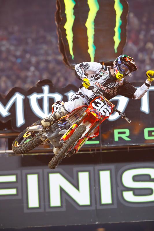 Cole Seely's first SX win