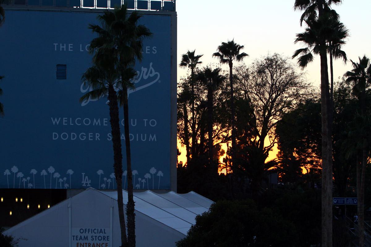 A beautiful LA sunset 