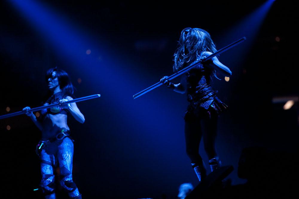 Dancers a plenty, they put on a great show.