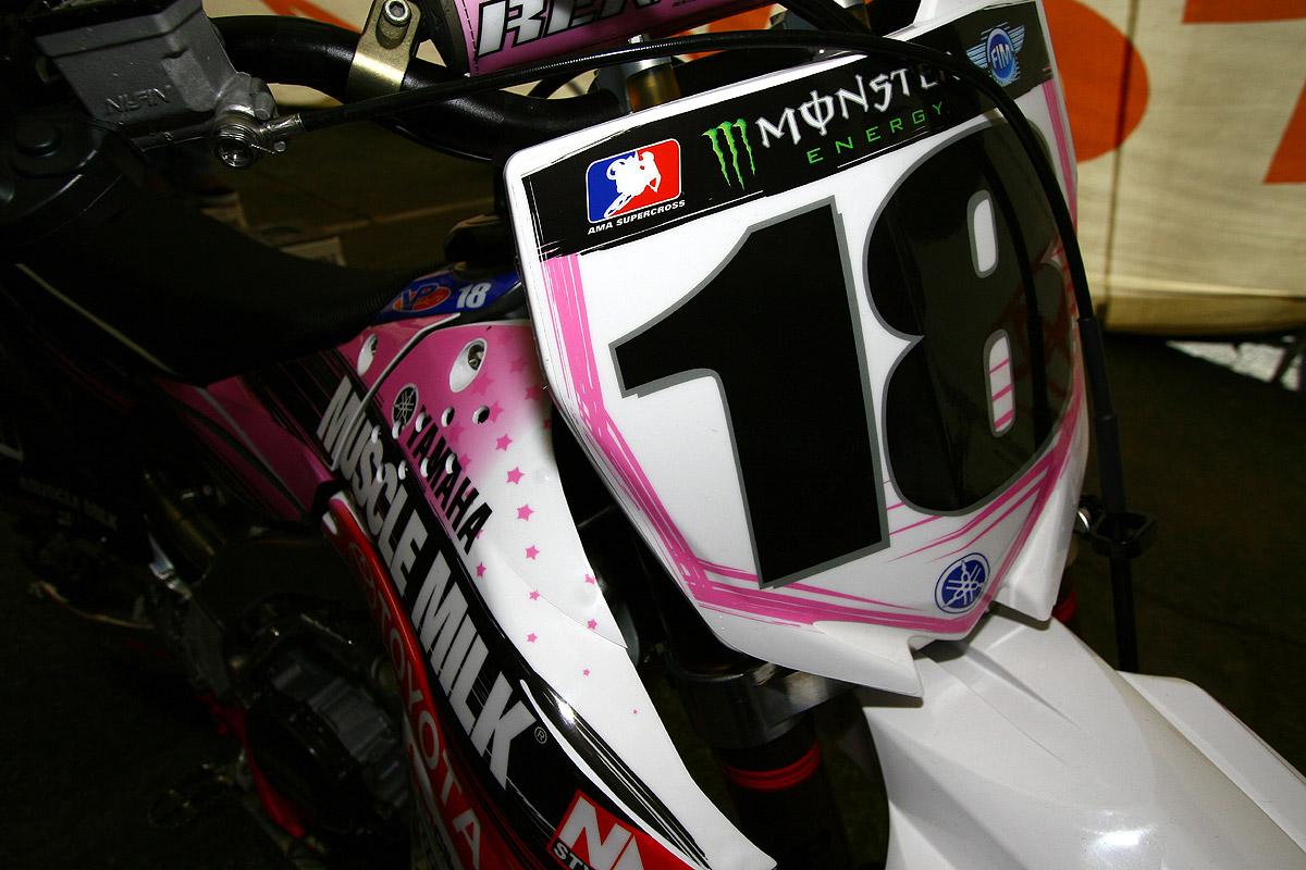 Davi Millsaps and JGR are following the Pink theme