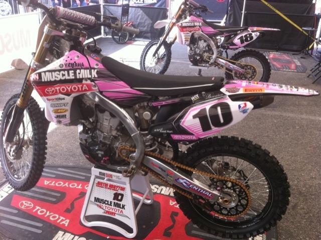 Justin Brayton and JGR have gone pink as well