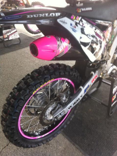 Even the pipes have gone Pink for A2