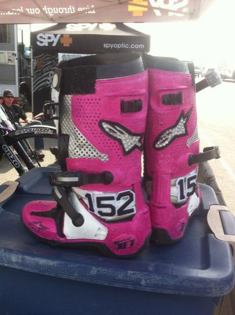 Scott Champion will be rockin Pink boots tonight