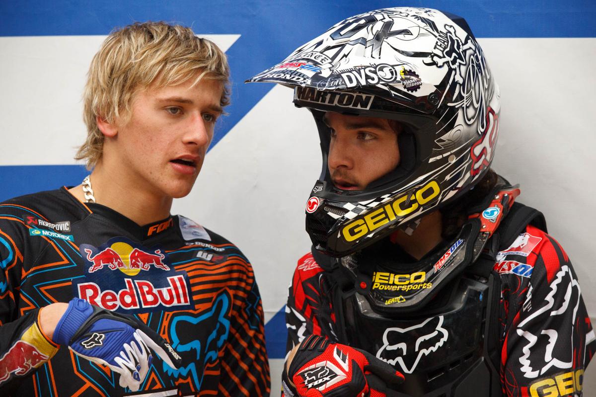 Ken Roczen and Blake Wharton