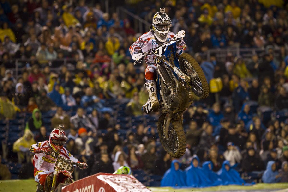 Nick Paluzzi started the night hot with a third in heat one, but would struggle in the main with a 15th