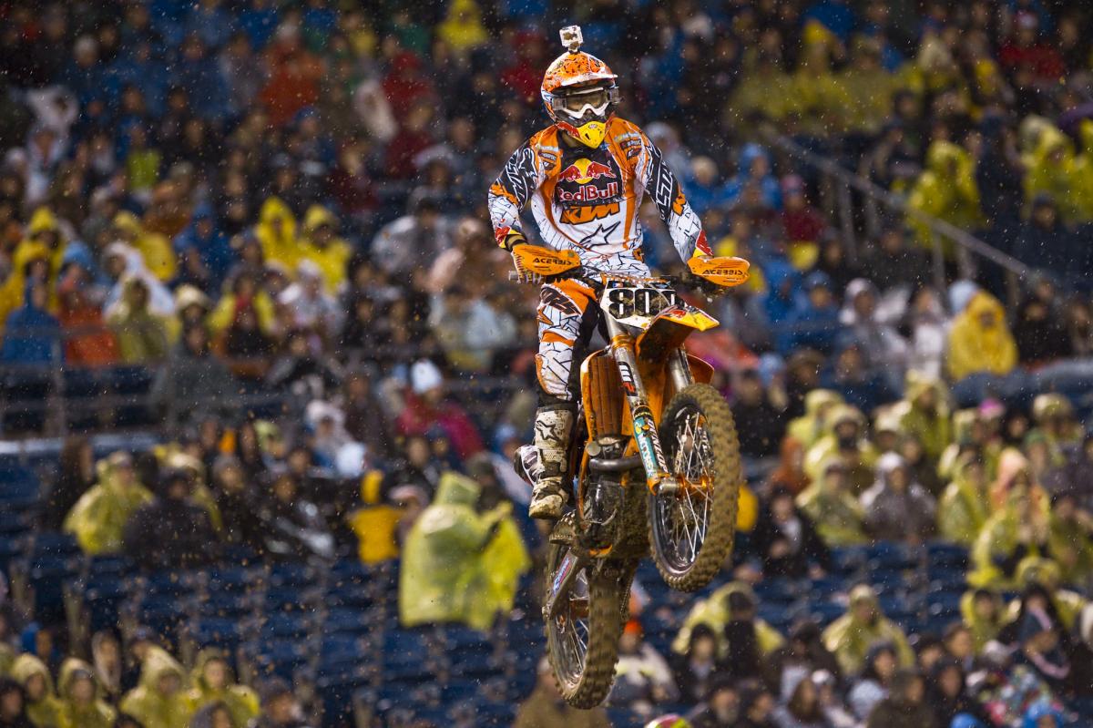 Mike Alessi is slowly gaining confidence on the KTM