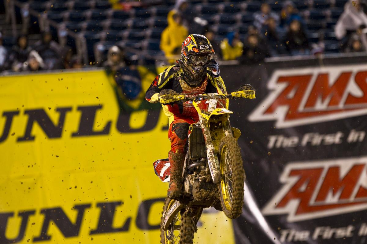 Ryan Dungey managed a quiet second place finish behind Reed