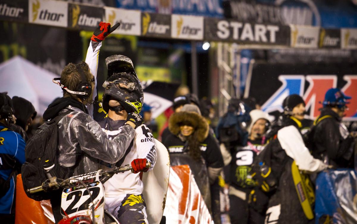 The glory of victory for Reed and Two Two Motorsports