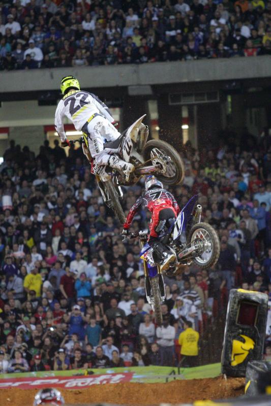 Reed and Stewart battle it out. 