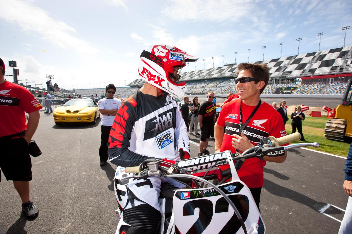 Chad Reed and Honda's Erik Kehoe