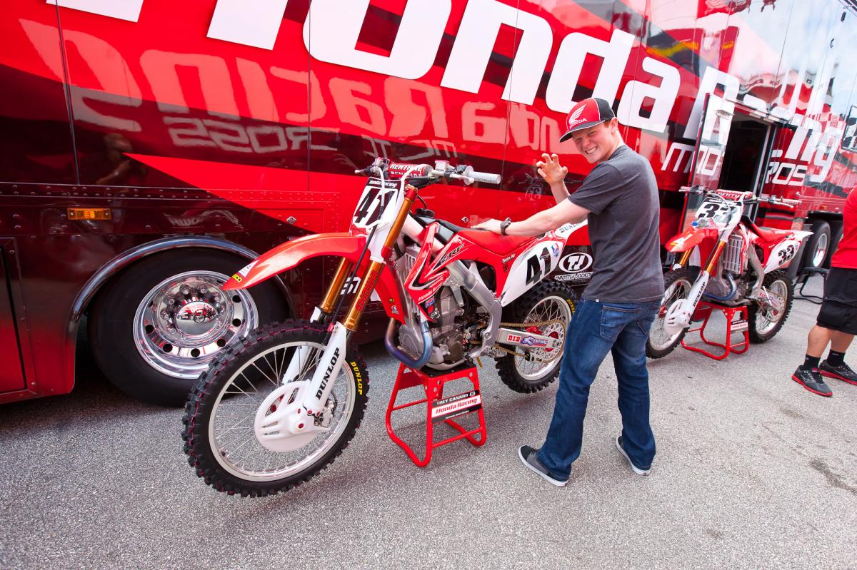 Trey Canard looks back like an angry dragon