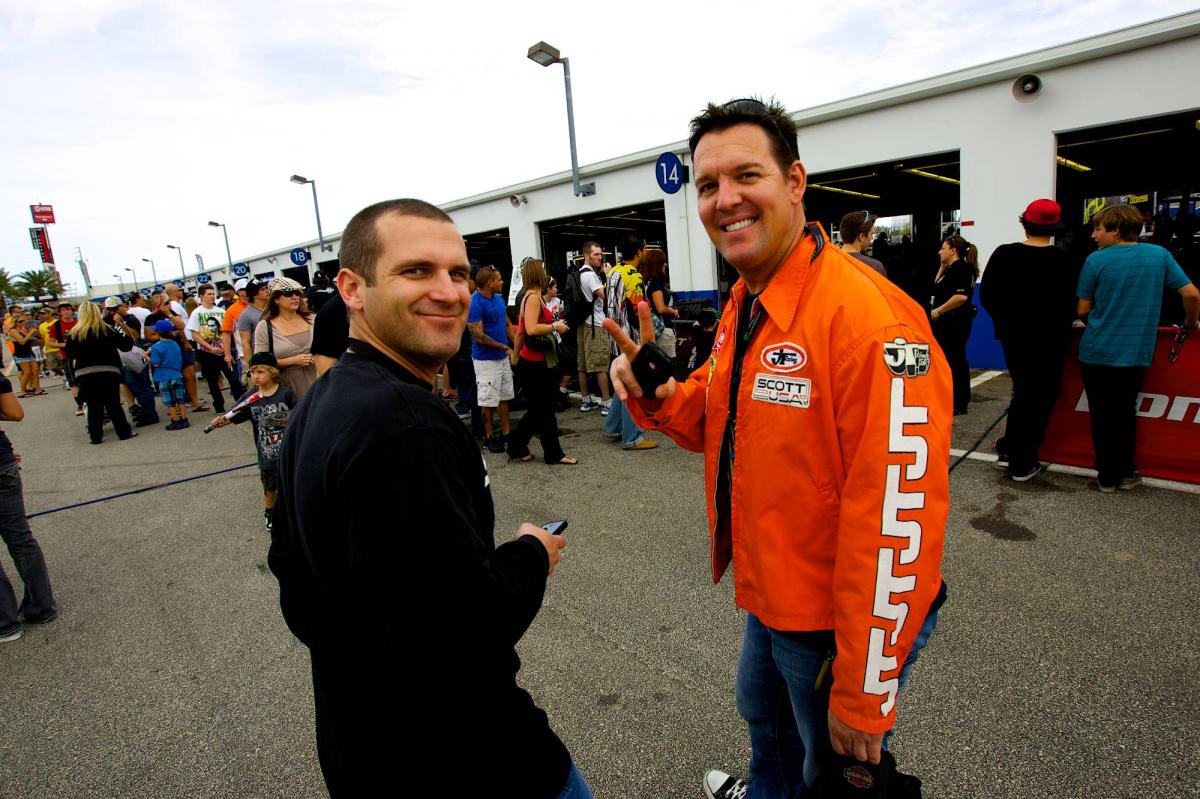 Scott Sports' Kevin Strikwerda and Johnny O'Hannah