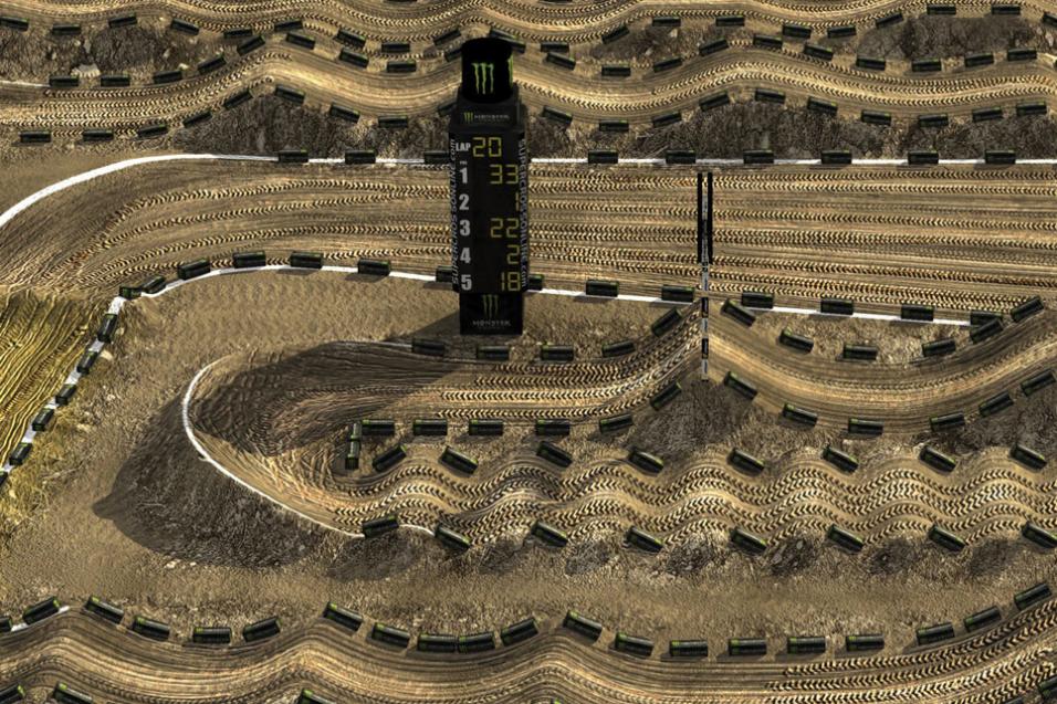 Dallas Animated Track Map