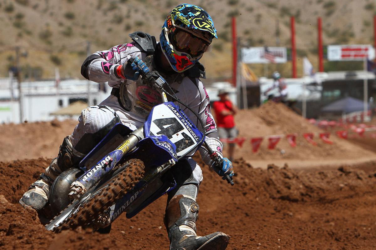 Grant Ransdell of Milner, GA, finished 5th and 12th in the 250 and 450 Mod. Pro classes