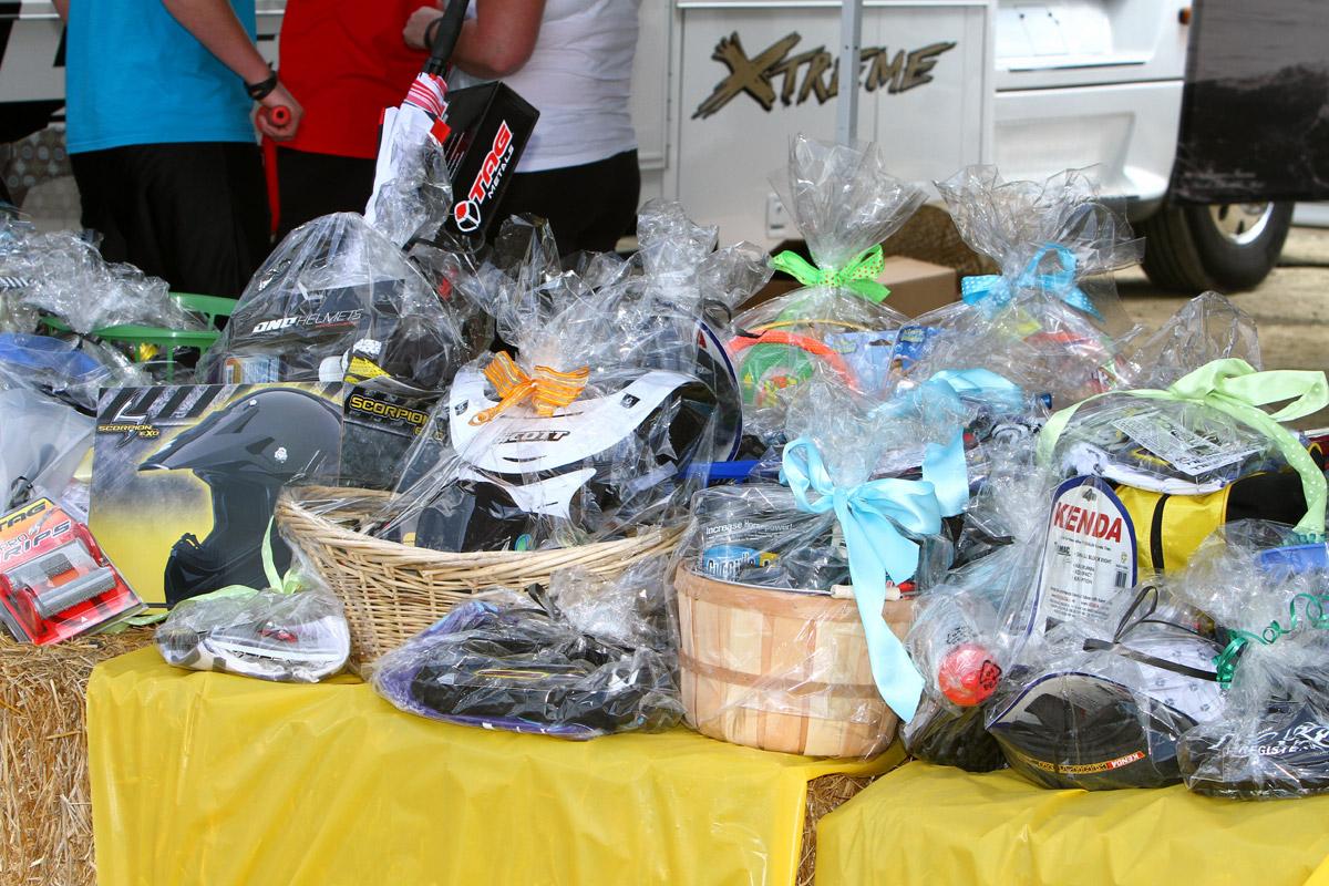 There were some great items up for raffle to support Ian