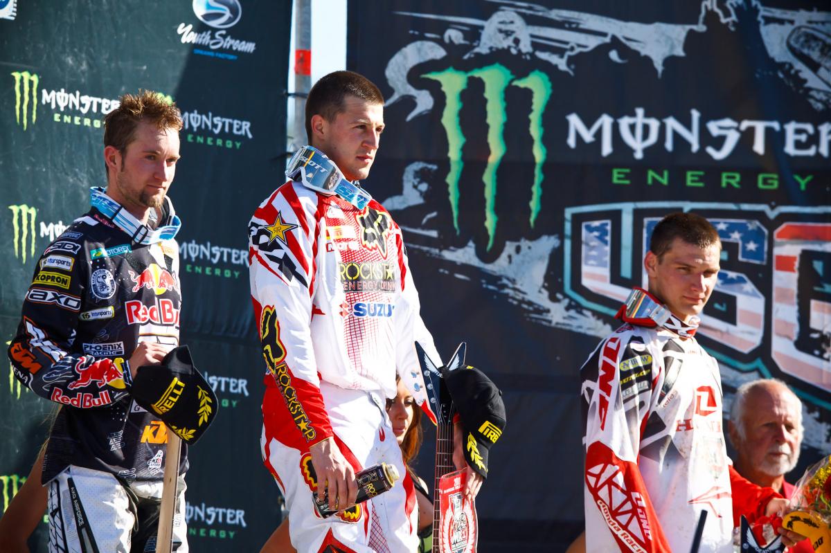 MX1 podium