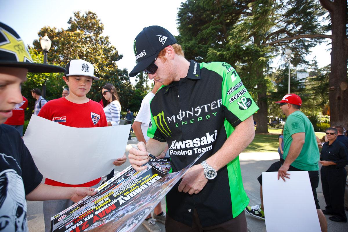 RV signs a Hangtown race poster