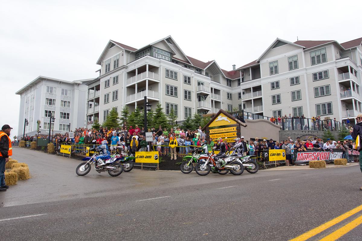 Snowshoe Village is home to the start of the race.
