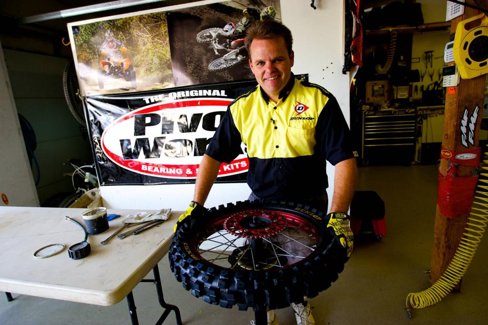 Racer X Films:  Rear Tire Change