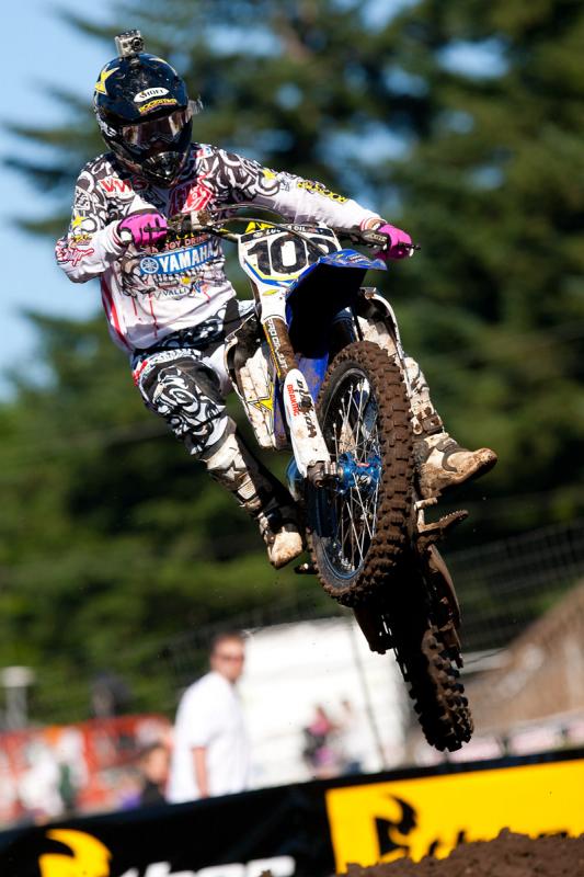 Jimmy Albertson on the Valli Yamaha 