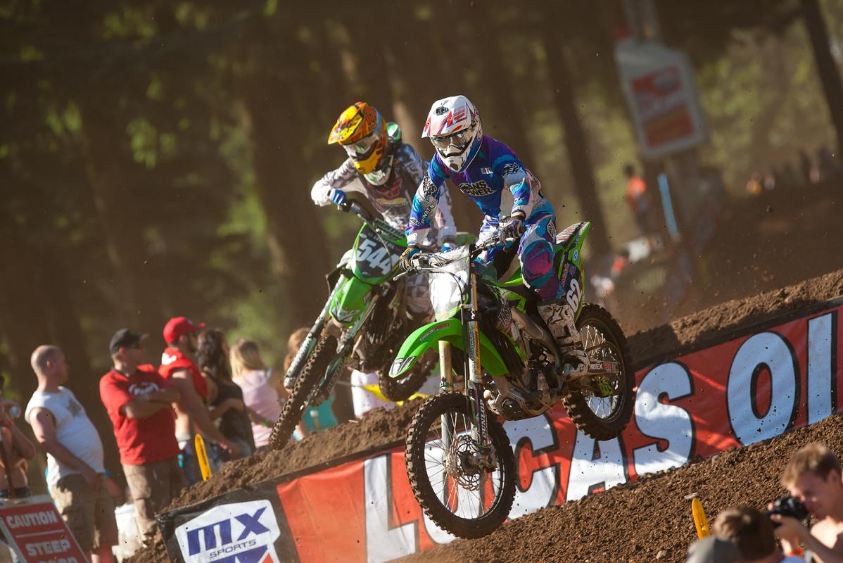 Morgan Burger (544) and Ozzy Barbaree (862)