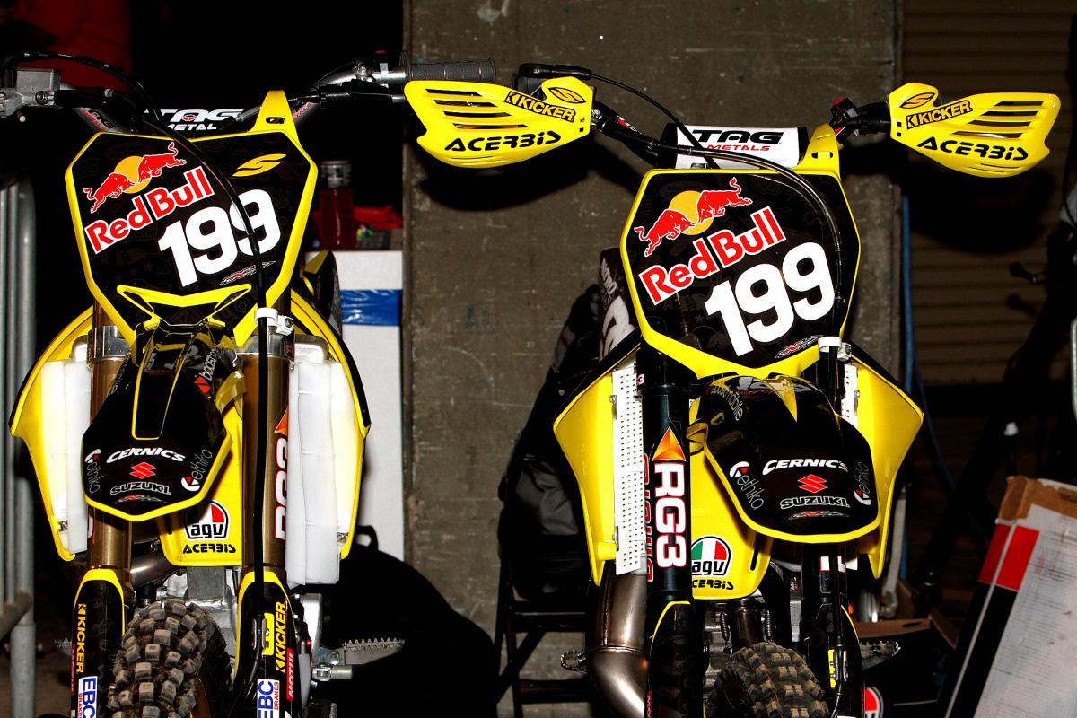 Travis Pastrana's bikes for X Games 17.