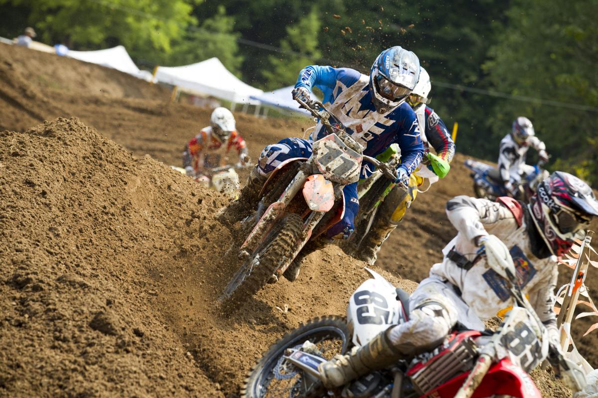 Battling for position. 