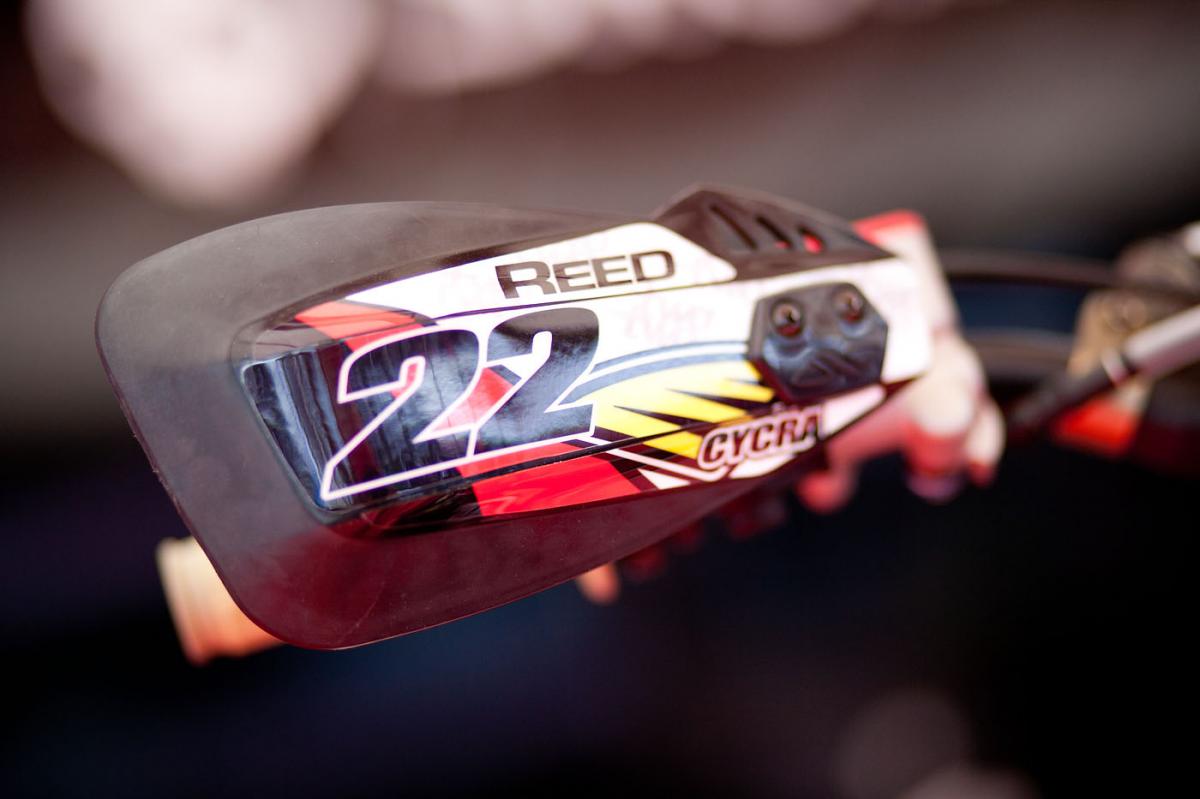 Reed is running his numbers on his handguards.