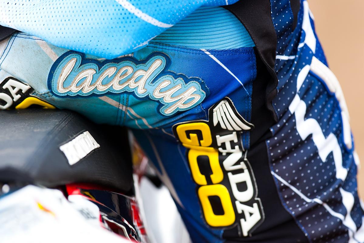 Justin Bogle's bum patch