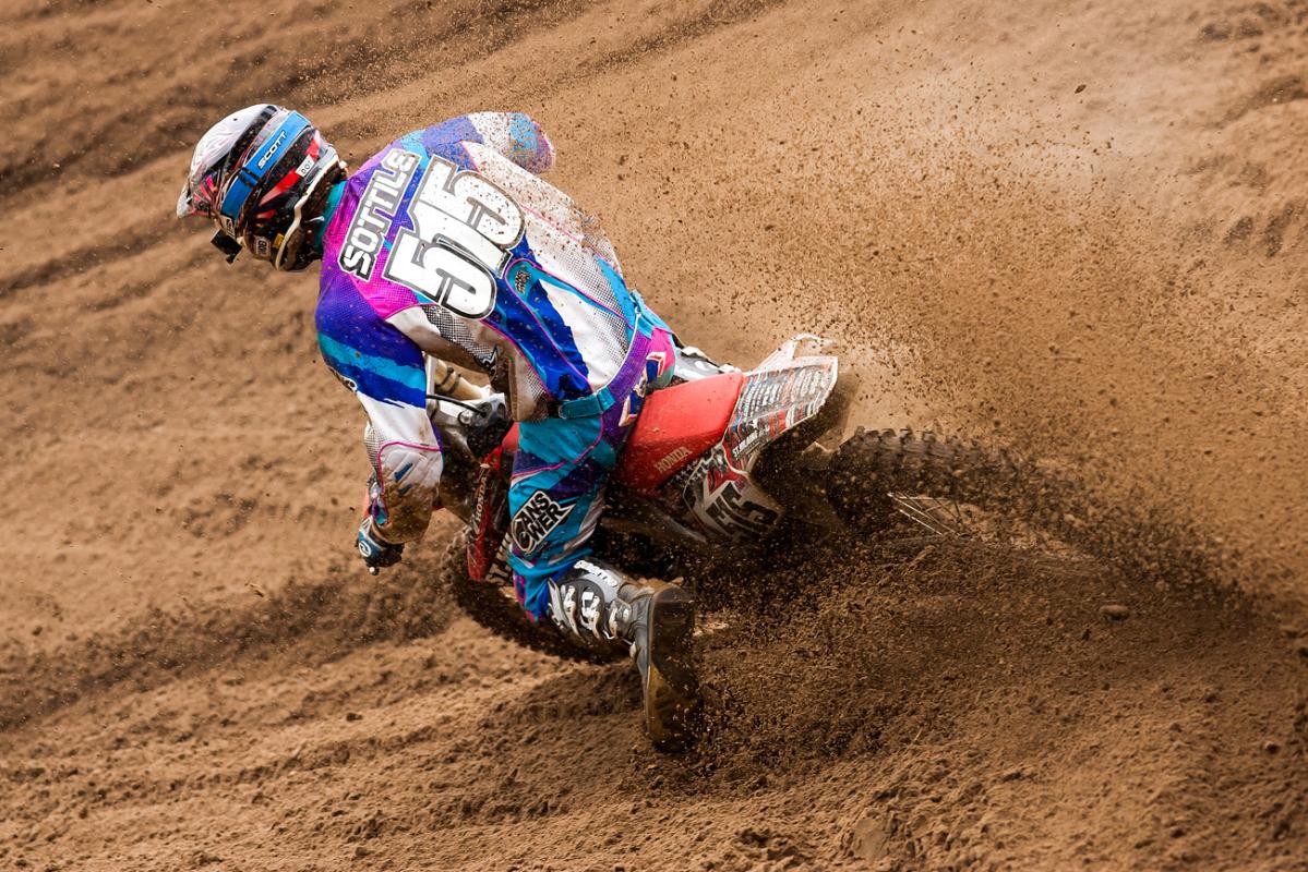 Fastest timed qualifier on the day, Michael Sottile.