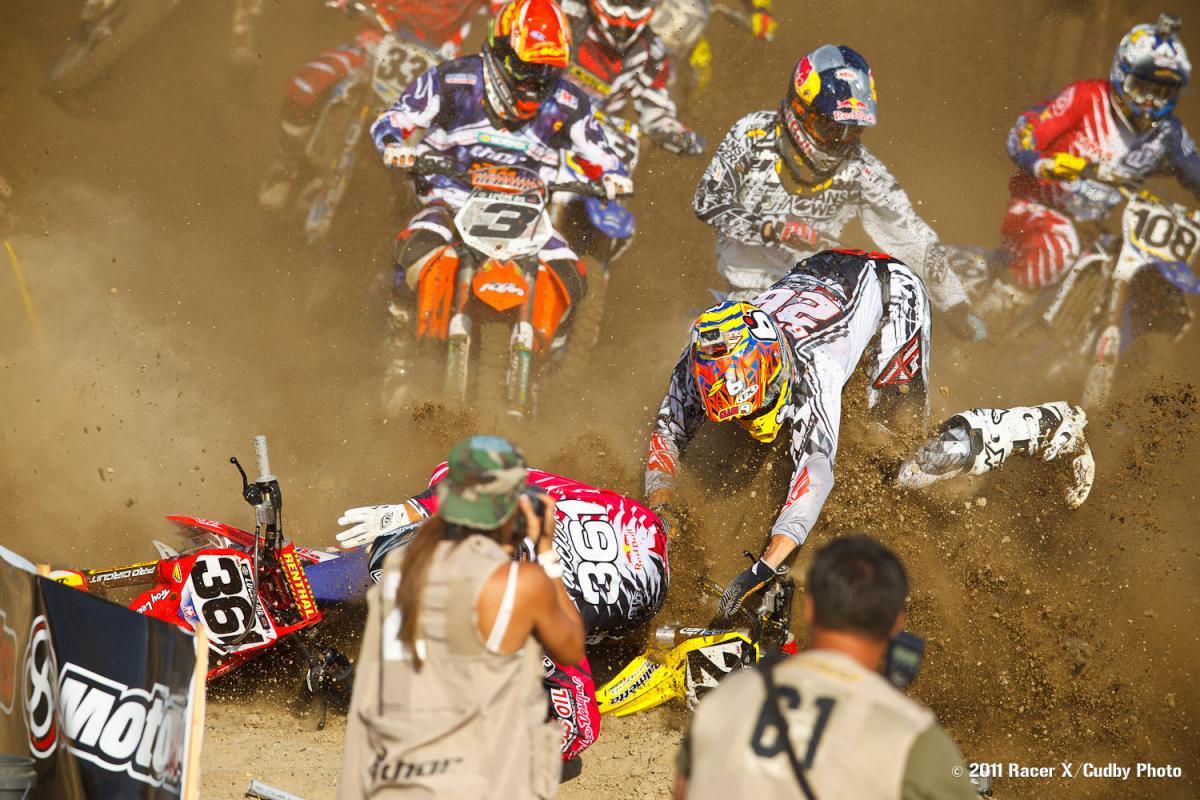 Facciotti and Byrne crash