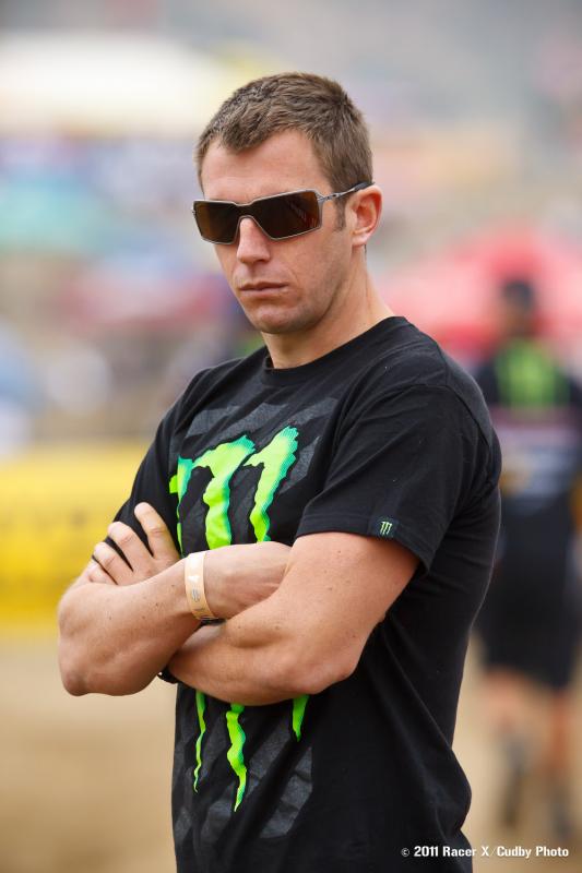 Ben Townley looking hard