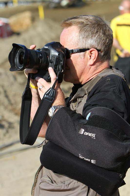 Simon Cudby down but not out.