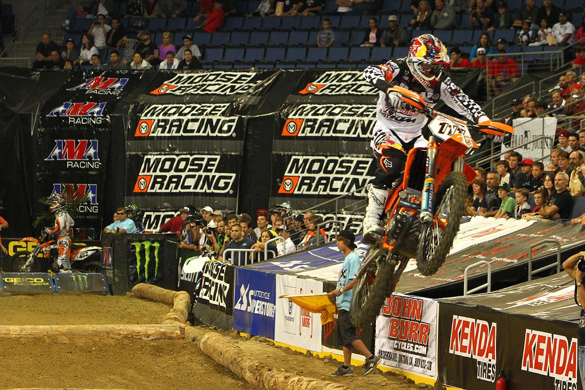 Taddy Blazusiak took the win in Ontario.