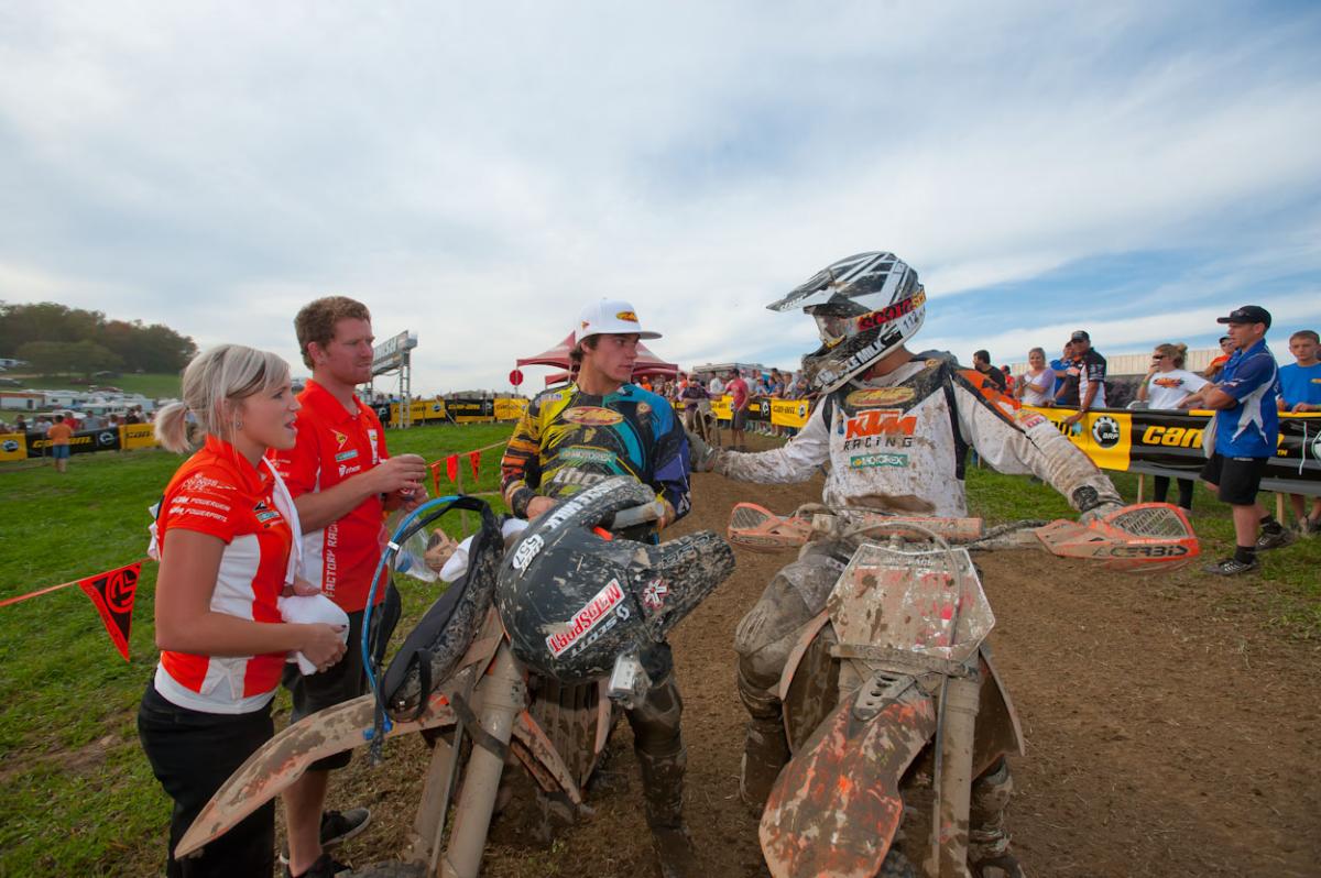 Kailub Russell and Charlie Mullins